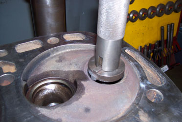 cutting John Deere valve seats